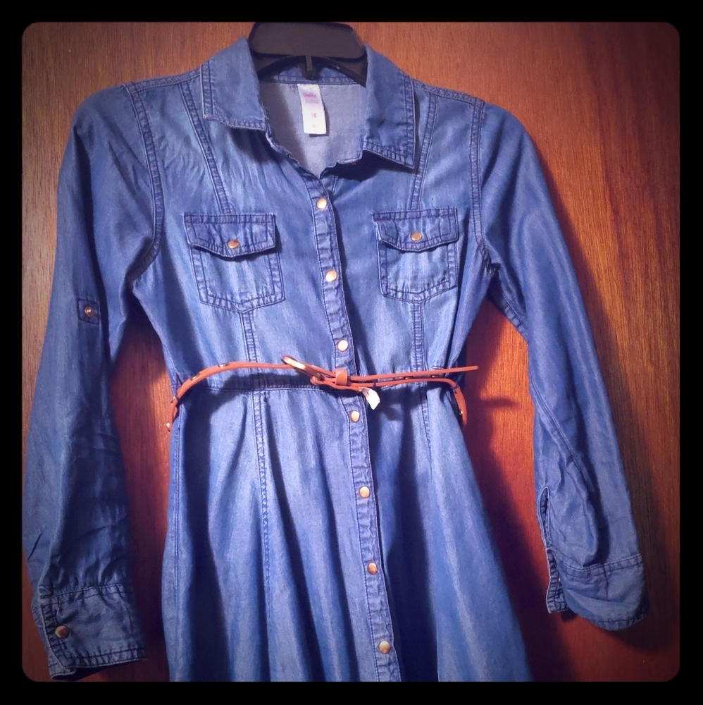 Jean youth dress